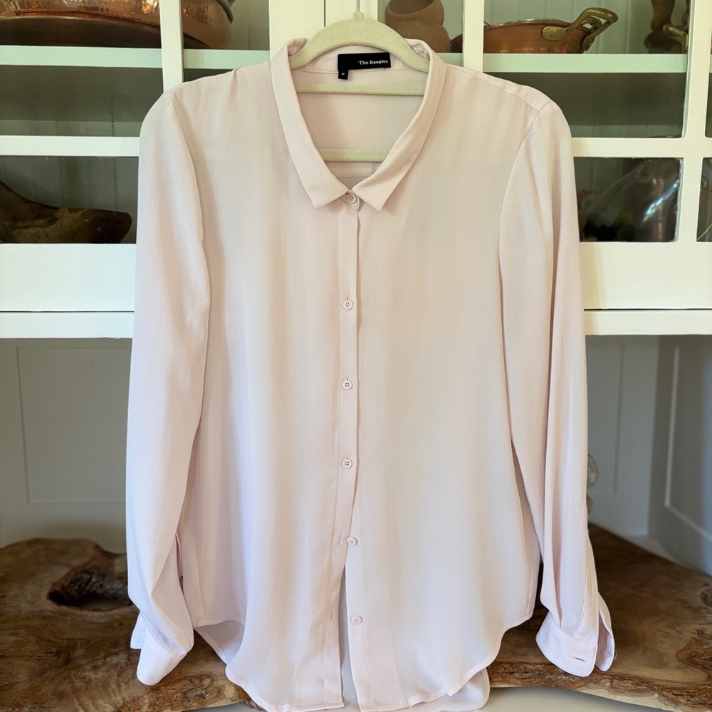 The Kooples women’s Light Pink Button Down Shirt